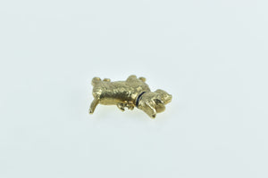 14K Scottie Dog Breed Scottish Terrier Pet Puppy Charm/Pendant Yellow Gold