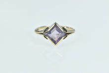 Load image into Gallery viewer, 10K Victorian Princess Amethyst Statement Ring Yellow Gold
