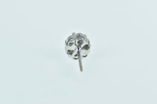 Load image into Gallery viewer, 14K 0.53 Ctw Diamond Flower Cluster Single Stud Earring White Gold