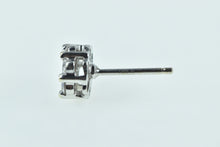 Load image into Gallery viewer, 14K 0.53 Ctw Diamond Flower Cluster Single Stud Earring White Gold