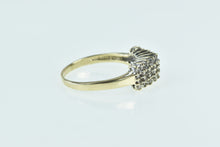 Load image into Gallery viewer, 10K Vintage Squared Diamond Statement Ring Yellow Gold