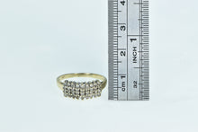 Load image into Gallery viewer, 10K Vintage Squared Diamond Statement Ring Yellow Gold