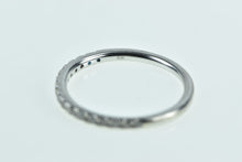 Load image into Gallery viewer, 10K Vintage Diamond Classic Wedding Band Ring White Gold