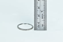 Load image into Gallery viewer, 10K Vintage Diamond Classic Wedding Band Ring White Gold