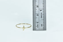 Load image into Gallery viewer, 14K J Cursive Letter Initial Monogram Stackable Ring Yellow Gold
