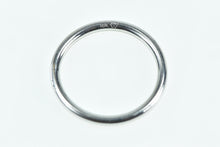 Load image into Gallery viewer, 18K 2.0mm Rounded Designer Stackable Band Ring White Gold