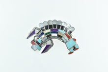 Load image into Gallery viewer, Sterling Silver M Tsadiasi Zuni Native American Kachina Pendant/Pin