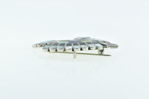 Sterling Silver M Tsadiasi Zuni Native American Kachina Pendant/Pin
