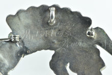 Load image into Gallery viewer, Sterling Silver M Tsadiasi Zuni Native American Kachina Pendant/Pin