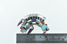 Load image into Gallery viewer, Sterling Silver M Tsadiasi Zuni Native American Kachina Pendant/Pin