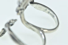 Load image into Gallery viewer, Sterling Silver Scroll Filigree Two Finger Wrap Vine Ring