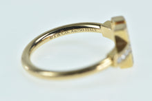 Load image into Gallery viewer, 14K Tiffany &amp; Co. T Wire Diamond Mother of Pearl Ring Rose Gold