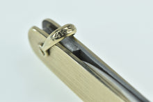 Load image into Gallery viewer, Base Metal 14k Gold Case Art Deco JMN Engraved Vintage Pocket Knife