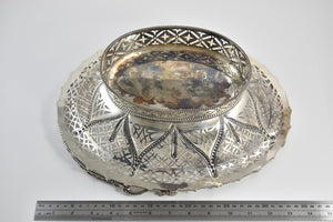 Sterling Silver 1917 Crichton Brothers London Fruit Bowl Basket