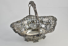 Load image into Gallery viewer, Sterling Silver 1896 JM Birmingham Bread Fruit Bowl Basket