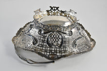 Load image into Gallery viewer, Sterling Silver 1896 JM Birmingham Bread Fruit Bowl Basket