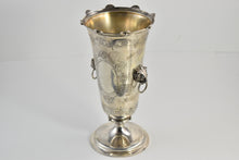 Load image into Gallery viewer, Coin Silver Gorham Birmingham Lion Door Knocker Vase