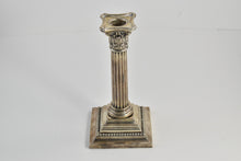 Load image into Gallery viewer, Sterling Silver 1826 Birmingham Corinthian Pillar Candle Stick