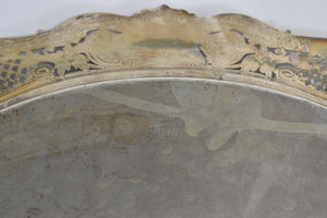 Sterling Silver Wright Kay & Co. H M S Monogram Platter
