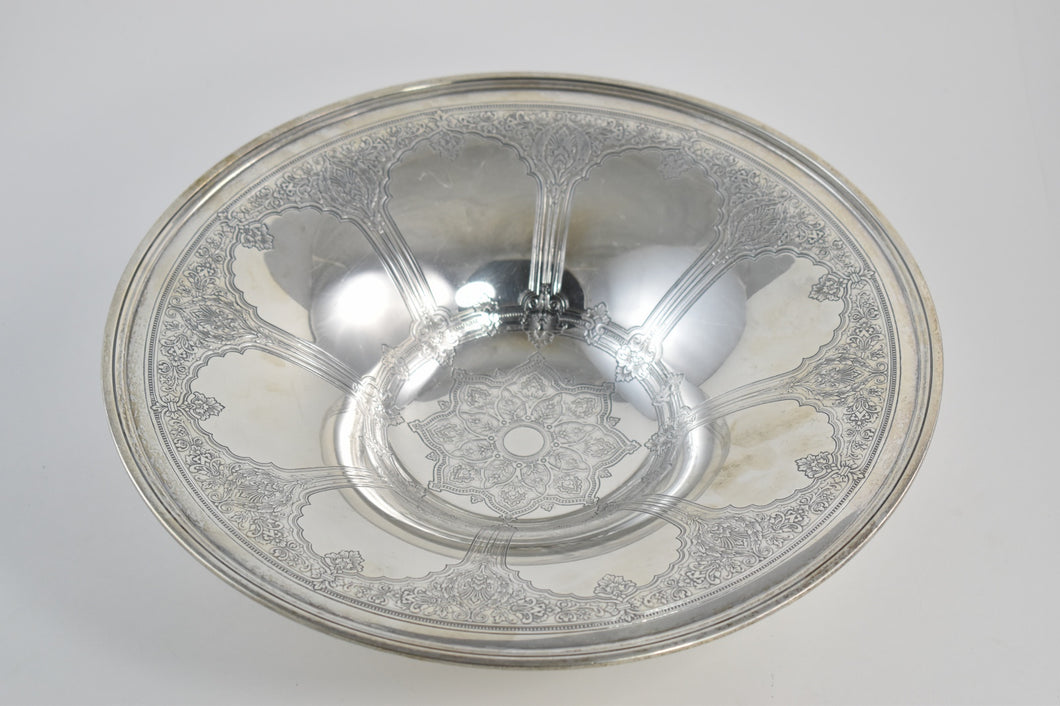 Sterling Silver Tiffany & Co Floral Mandala Fruit Bowl