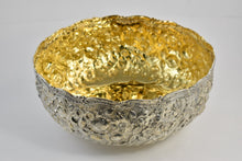 Load image into Gallery viewer, Sterling Silver Galmer Ltd Repousse Floral Serving Bowl