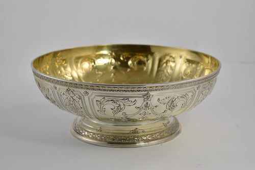 Sterling Silver Gorham Sterling Ornate Floral Serving Bowl