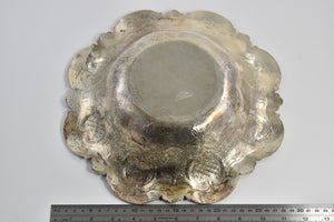 Sterling Silver Tiffany & Co S S D Monogram Ornate Bread Bowl
