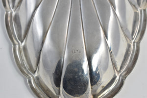 Sterling Silver Cartier American Silver Oblong Leaf Form Dish