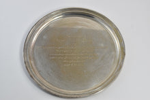 Load image into Gallery viewer, Sterling Silver Tiffany &amp; Co Personalized Colgate Service Commemorative Dish