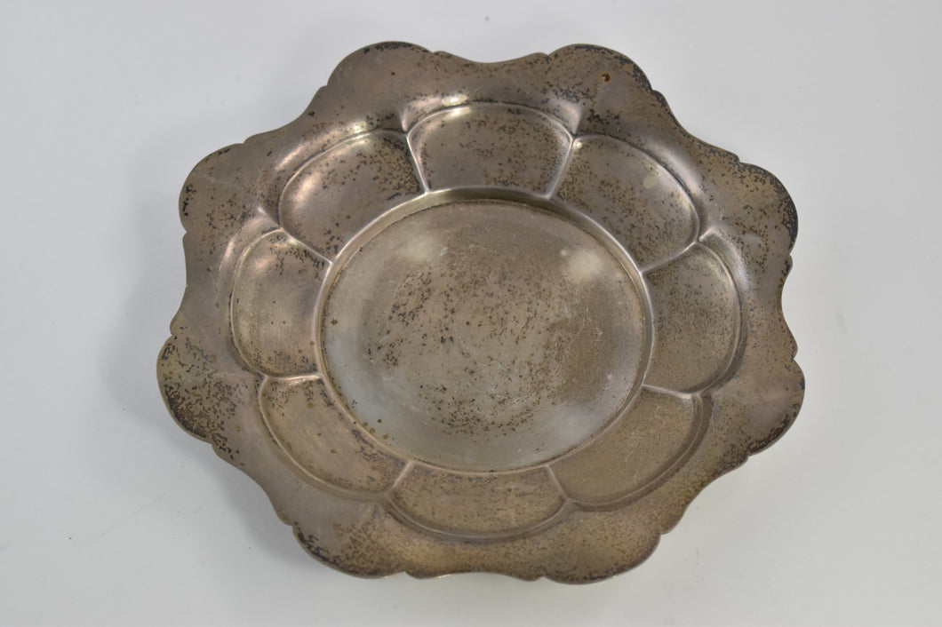 Sterling Silver J E Caldwell & Co Scalloped Pattern Dish