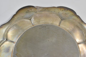 Sterling Silver J E Caldwell & Co Scalloped Pattern Dish