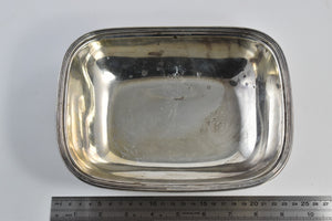Sterling Silver Tiffany & Co Large 2x Serving Bowl Tray Set