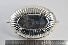 Load image into Gallery viewer, Sterling Silver Hazorfim Swirl Pattern Oval Bowl Serving Dish
