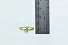 Load image into Gallery viewer, 14K Victorian Pearl Ornate Diamond Accent Ring Yellow Gold