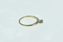 Load image into Gallery viewer, 14K 1940&#39;s Diamond Solitaire Simple Promise Ring Yellow Gold