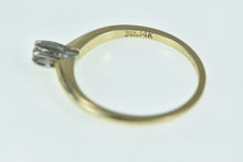 Load image into Gallery viewer, 14K 1940&#39;s Diamond Solitaire Simple Promise Ring Yellow Gold
