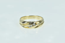 Load image into Gallery viewer, 14K Vintage Diamond Artcarved Wedding Band Ring Yellow Gold