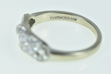 Load image into Gallery viewer, 14K Art Deco Vintage Diamond Wedding Band Ring White Gold