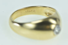 Load image into Gallery viewer, 14K Diamond Vintage Domed Graduated Ring Yellow Gold