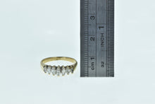 Load image into Gallery viewer, 14K Marquise Diamond Seven Stone Wedding Ring Yellow Gold