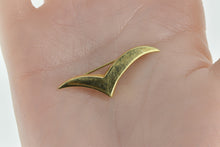 Load image into Gallery viewer, 18K Tiffany &amp; Co V Seagull Vintage Designer Pin/Brooch Yellow Gold