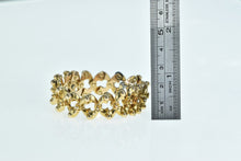 Load image into Gallery viewer, 14K Victorian Seed Pearl Ornate Lattice X Link Bracelet 6-6.5&quot; Yellow Gold