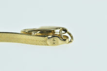 Load image into Gallery viewer, 14K 2.5mm Vintage Classic Herringbone Chain Bracelet 7&quot; Yellow Gold