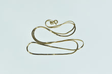 Load image into Gallery viewer, 14K 1.3mm Herringbone Vintage Italian Chain Necklace 20.25&quot; Yellow Gold