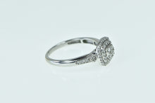 Load image into Gallery viewer, 10K Diamond Cluster Halo Diamond Engagement Ring White Gold