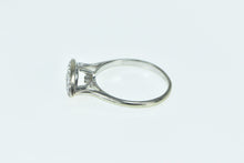 Load image into Gallery viewer, 14K Art Deco Diamond Marquise Vintage Cluster Ring White Gold