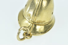 Load image into Gallery viewer, 9K 3D Vintage Police Hat Helmet British Charm/Pendant Yellow Gold