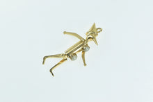 Load image into Gallery viewer, 14K Articulated Pearl Marionette Puppet Charm/Pendant Yellow Gold