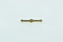 Load image into Gallery viewer, 14K Art Deco Flower Vintage Vine Bar Pin/Brooch Yellow Gold