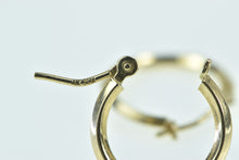 Load image into Gallery viewer, 14K 14mm Vintage Classic Simple Fashion Hoop Earrings Yellow Gold